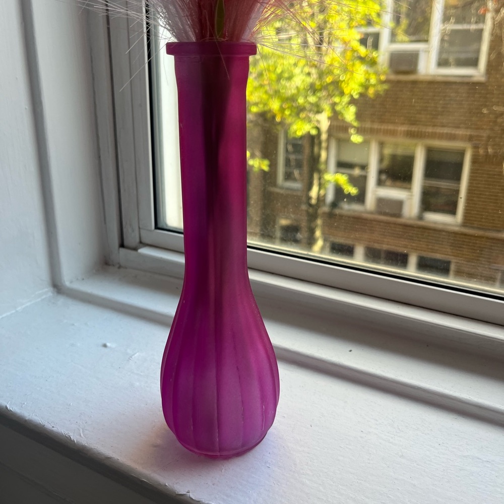 Pink vase